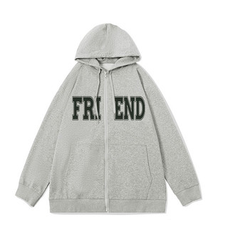 Áo khoác nữ mùa xuân và mùa thu oversize hiphop FRIEND