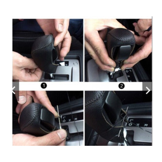 Bọc cần số & phanh tay xe Honda Honda,City số tự động đời 2015->2020 bằng da bò thật