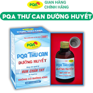 PQA Thư Can Dưỡng Huyết dùng cho người bị run chân tay do huyết hư, thiếu máu. Hộp 250ml.