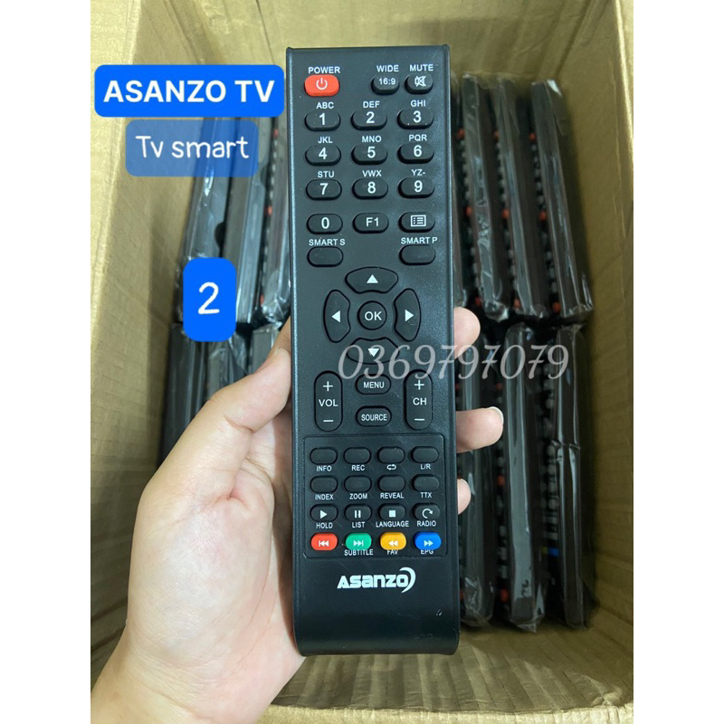 REMOTE ĐIỀU KHIỂN TV ASANZO SMART - DÙNG CHO CÁC DÒNG TV LCD/LED ...