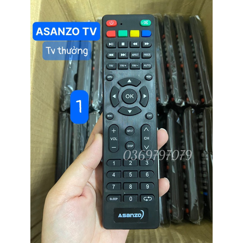 REMOTE ĐIỀU KHIỂN ASANZO mẫu nhỏ, tv thường | Shopee Việt Nam