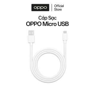 Dây cáp sạc OPPO Micro USB DL109 10W, dây sạc dài 1 mét - Hàng chính hãng bảo hành 12 tháng