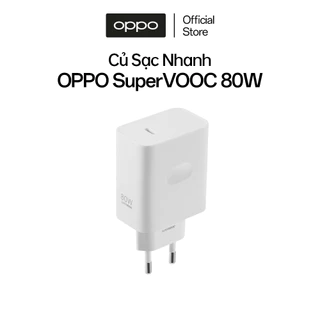 Bộ Sạc Nhanh OPPO 80W (Củ sạc và Cáp sạc) | Super VOOC | Bảo hành 12 tháng - Hàng Chính Hãng