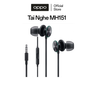 Tai nghe có dây cao cấp 3.5mm OPPO MH151, công nghệ Hi-Res, âm thanh 3D, mic đàm thoại - Hàng chính hãng