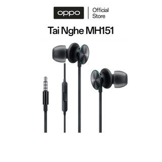Tai Nghe Có Dây Cao Cấp Cổng 3.5mm OPPO MH151 | Công Nghệ Hi-Res | Âm Thanh 3D | Bảo hành 12 tháng - Hàng Chính Hãng