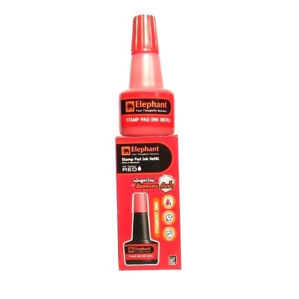 MỰC DẤU ELEPHAN 30ML, MỰC NƯỚC DÙNG CHO TẤT CẢ CÁC LOẠI DẤU THÔNG DỤNG TRÊN GIẤY - VPP QUỐC HUY.