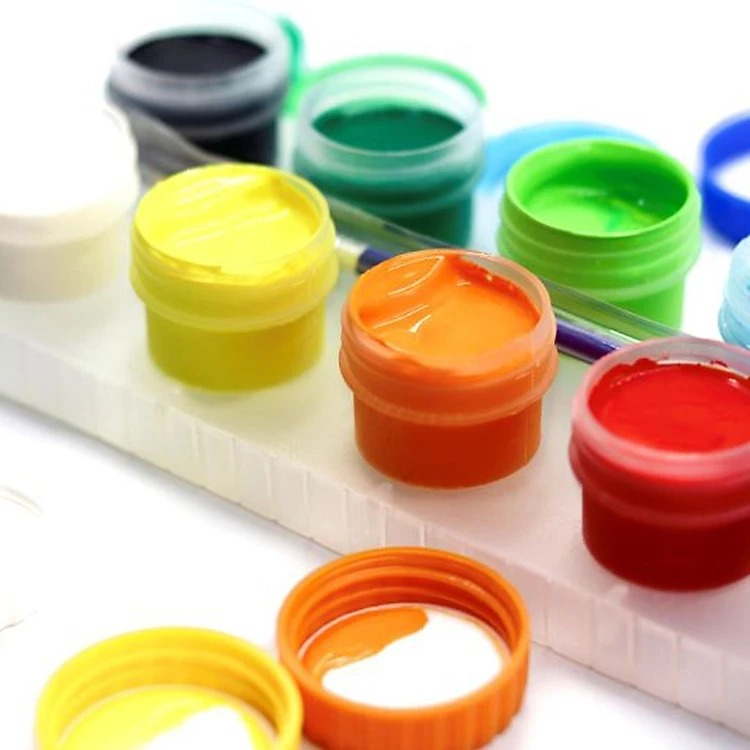 MÀU VẼ MỸ THUẬT QUEEN, HỘP 12 MÀU, TƯƠI ĐẸP, AN TOÀN, MÃ WC-301 - VPP QUỐC HUY