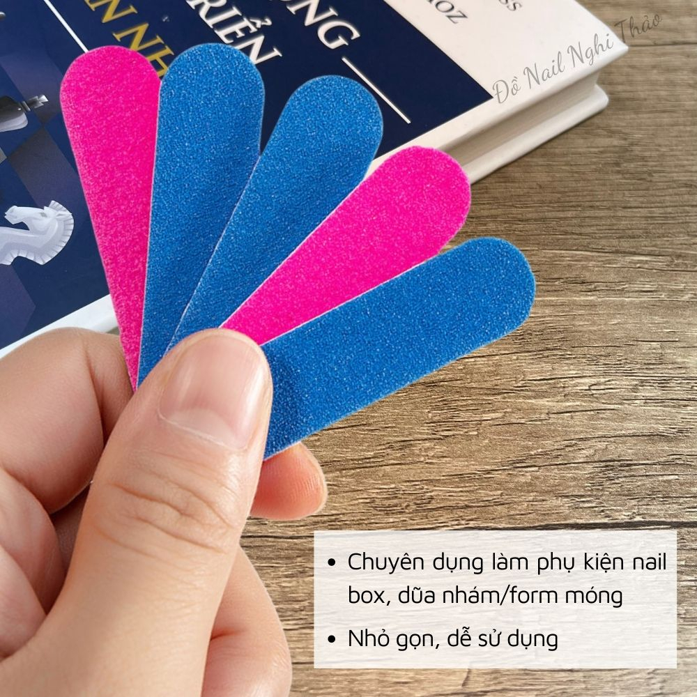 Dũa Móng MiNi Nail Box" Thiết Kế Nhỏ Gọn"Mài Dũa Các Góc Cạnh Của Móng Cực Đỉnh [ Bình An ]