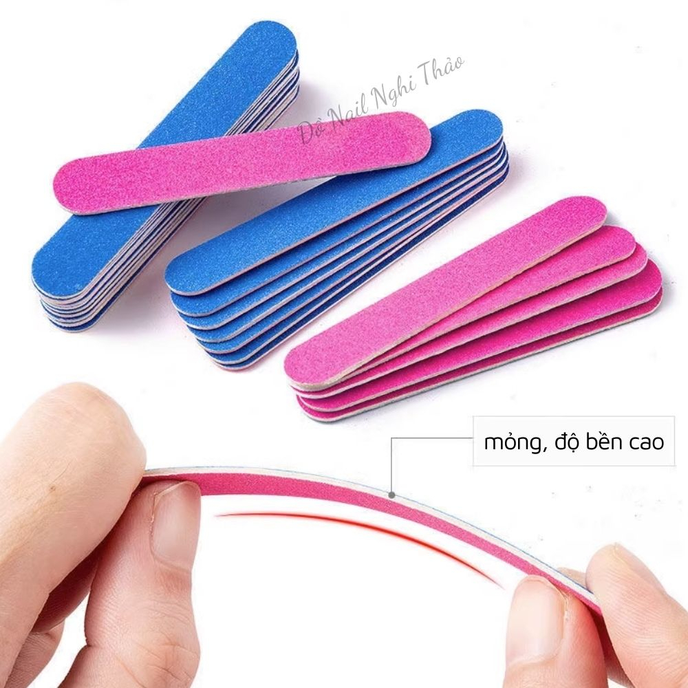 Dũa Móng MiNi Nail Box" Thiết Kế Nhỏ Gọn"Mài Dũa Các Góc Cạnh Của Móng Cực Đỉnh [ Bình An ]