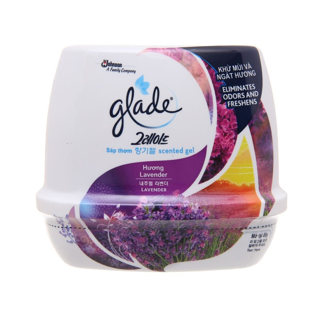 SÁP THƠM GLADE 180G, SÁP THƠM ĐỂ PHÒNG, NHÀ TẮM LAN TỎA HƯƠNG THƠM - VPP QUỐC HUY.
