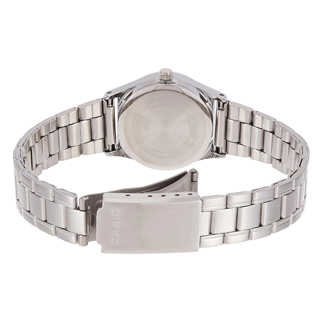 Ảnh Đồng hồ nữ dây thép không ghỉ Casio LTP-V006D-7BUDF chính hãng 2
