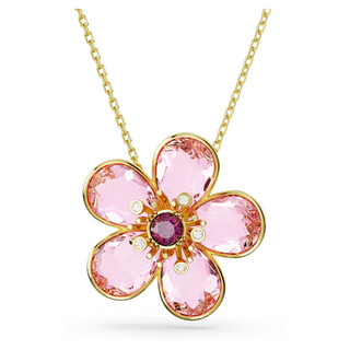 Dây chuyền nữ LAMY Pink Florere Pendant Flower Rose Gold Necklace 6112