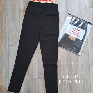 Quần Legging Cạp Cao 4 Túi có định hình nâng v3 chất vải mì Hàn l1 co giãn tốt