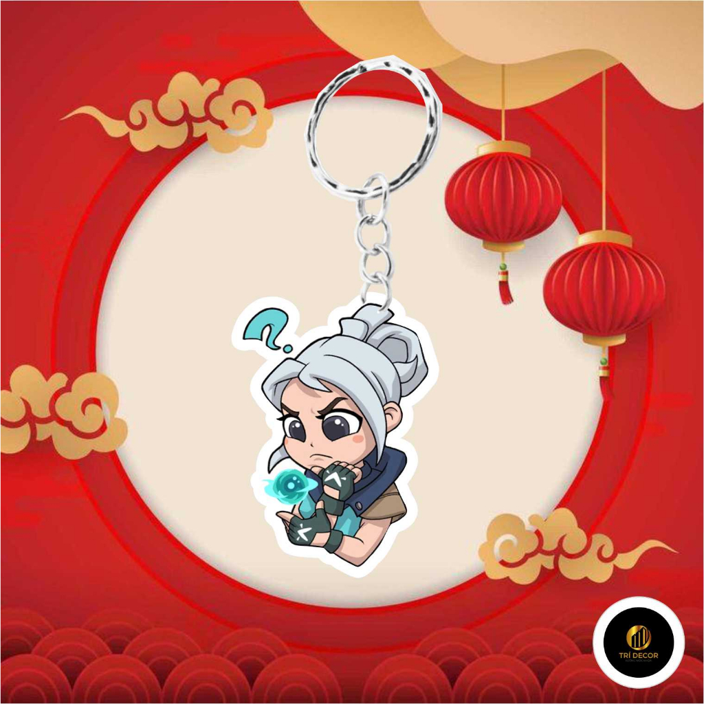 Móc khoá chibi OMEOW - Mèo Omen nhảy - VALORANT