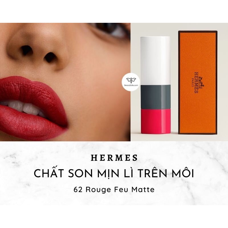 Rouge Hermès, Matte lipstick, Limited edition, Rouge Feu