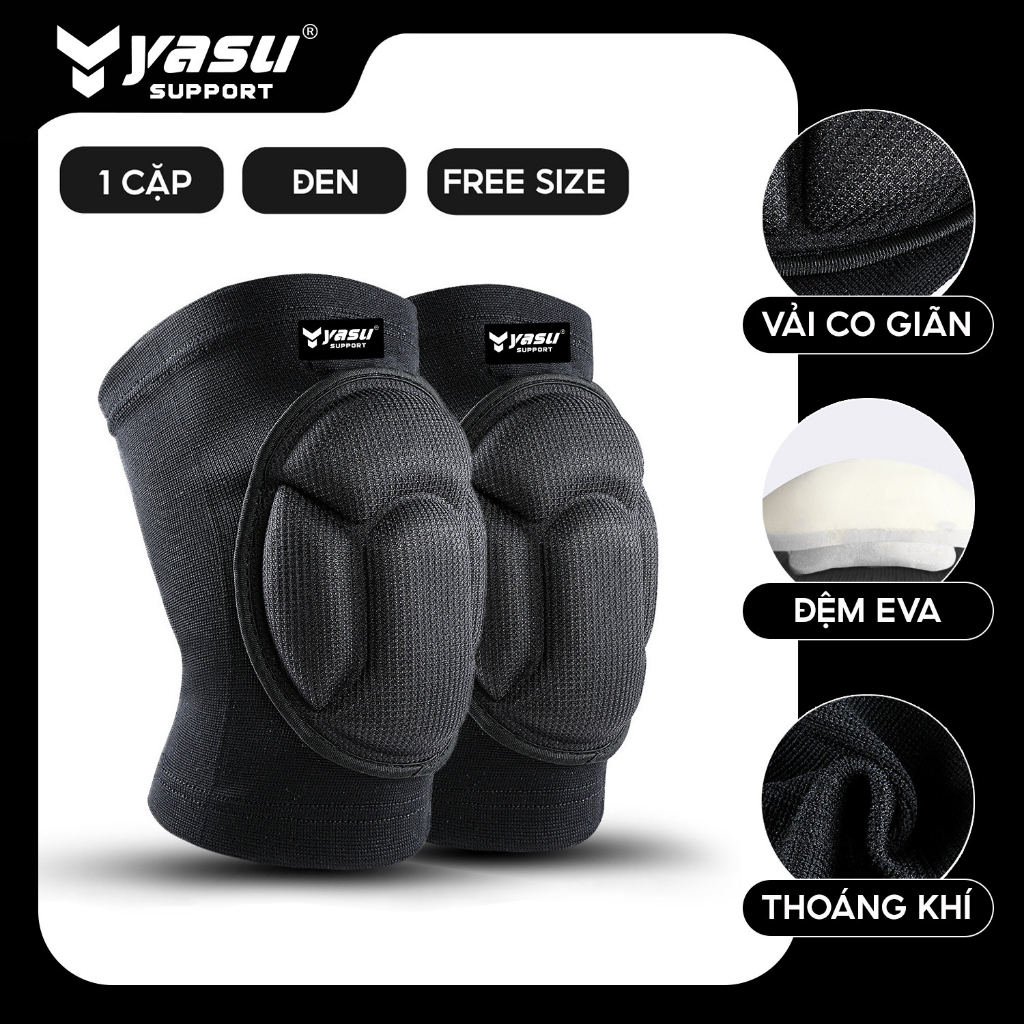Ảnh Băng bảo vệ đầu gối thủ môn có đệm cao cấp YASU YS0217A (1 đôi) 1
