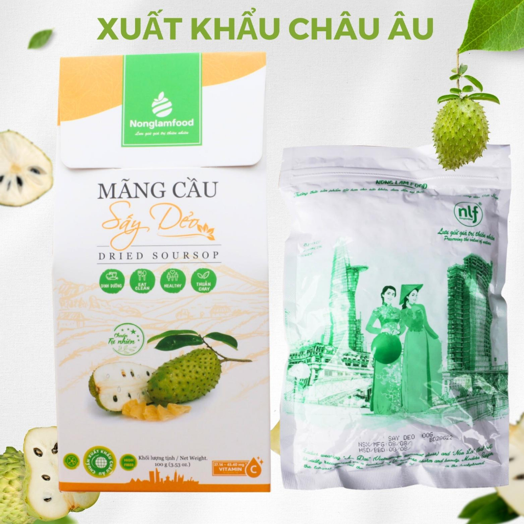 Mãng cầu sấy dẻo Nông Lâm Food