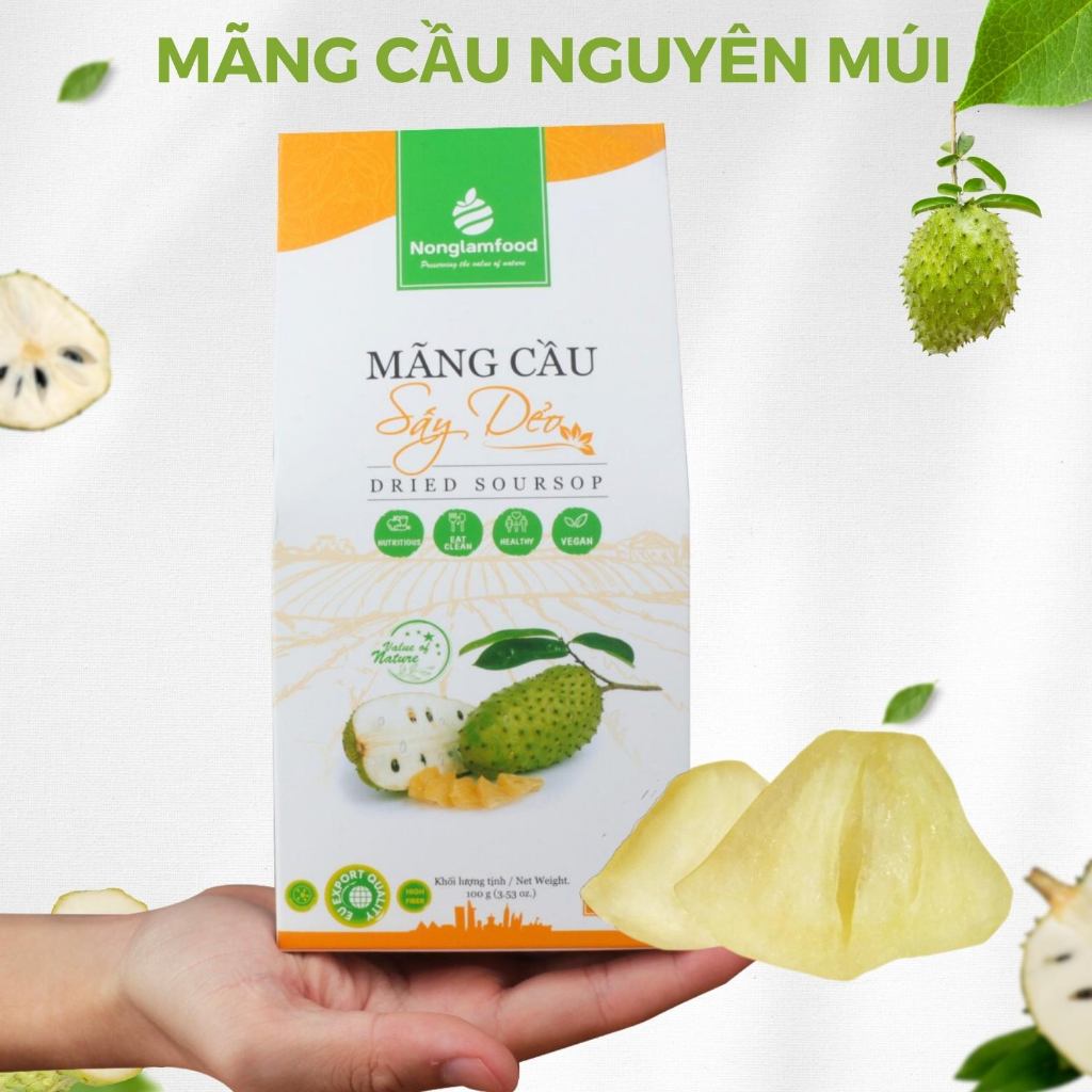 Mãng cầu sấy dẻo Nông Lâm Food