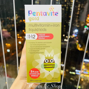 Thực phẩm bảo vệ sức khỏe Siro Pentavite bổ sung vitamin tổng hợp cho bé (Multivitamin và sắt cho bé từ 1 - 12 tuổi)