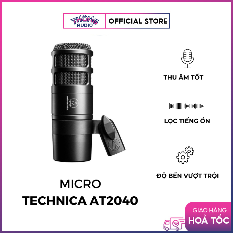 Micro cho Podcast Audio Technica AT2040 bản XLR hoặc USB tặng kèm dây ...