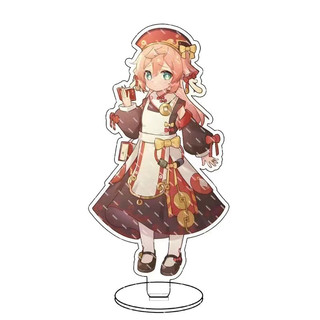 (SẴN-16 mẫu) Mô hình Genshin Impact | standee ver maid hầu gái dễ thương chibi 10 cm Hutao Kazuha Venti Xiao