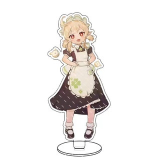 (SẴN-16 mẫu) Mô hình Genshin Impact | standee ver maid hầu gái dễ thương chibi 10 cm Hutao Kazuha Venti Xiao