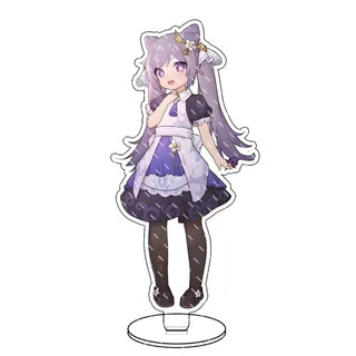 (SẴN-16 mẫu) Mô hình Genshin Impact | standee ver maid hầu gái dễ thương chibi 10 cm Hutao Kazuha Venti Xiao
