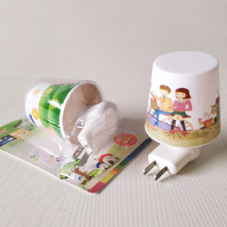 ( TẶNG SET 10 KHẨU TRANG) Đèn Ngủ Cắm Điện Mini Led Hoạt Hình, Cảm Ứng Ánh Sáng Tự Động Ánh Sáng Dịu MEILI STORE