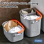 Giỏ đựng quần áo bẩn TORO kết hợp giỏ nhỏ đựng đồ lót, có quai xách nhựa PP cứng cáp thiết kế hiện đại