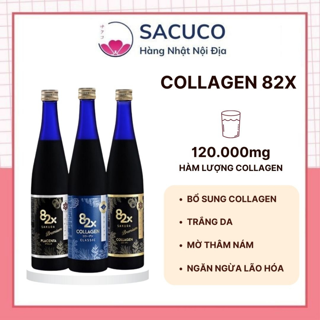 [ Đại Lý 82x ]Collagen 82x Sakura, Collagen 82x Classic, 82x Placenta ...