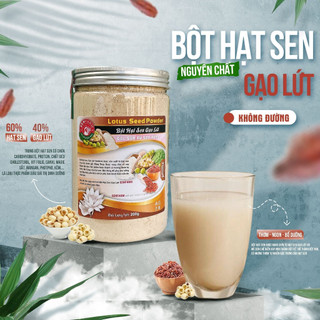 QUÀ TẶNG KÈM Bịch Bột Hạt Sen Gạo Lứt nguyên chất Senfarm