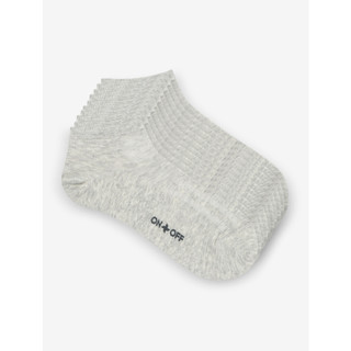 Combo 5 đôi tất nam không cổ cotton ONOFF basic mềm mỏng nhẹ thoáng khí - 18AP23A005