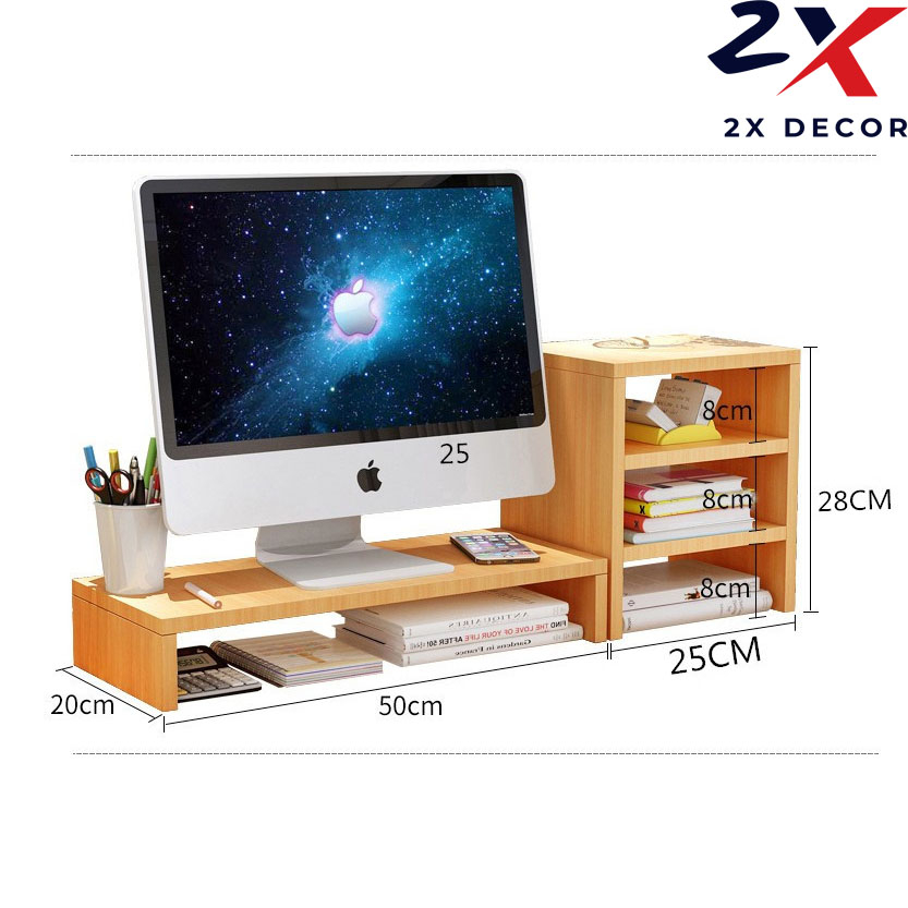 Kệ Để Đồ 💗FREESHIP💗 Kệ Để Máy Tính - Sách Lắp Ghép - 2X011