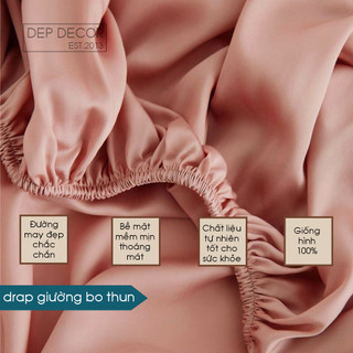 Ga giường Tencel 60S 100% Đẹp Decor bo thun nhiều màu 1m6x2m 1m8x2m, ga giường lụa tencel màu trơn