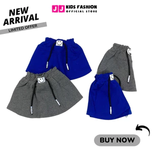 Chân váy cho bé gái thun cotton năng động, thời trang size đại - JJ Kids