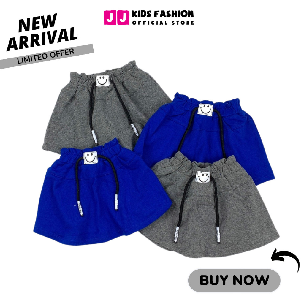 Chân váy cho bé gái thun cotton năng động, thời trang size đại - JJ Kids