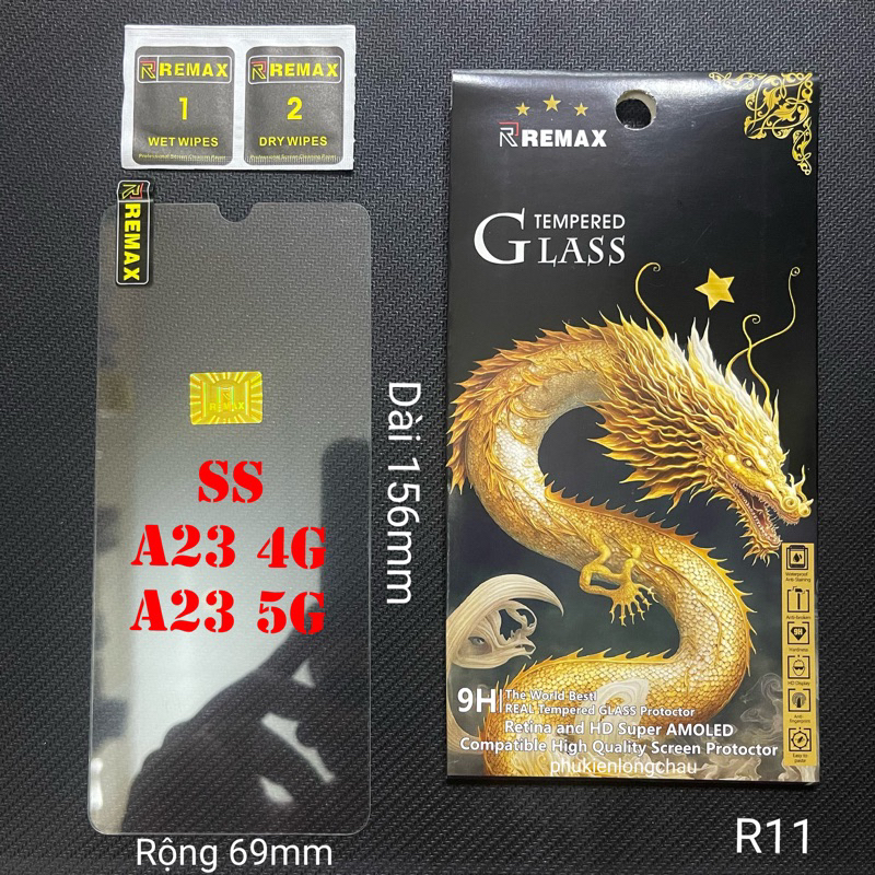 (R11)Miếng Dán Cường Lực Samsung A23 4G / A23 5G Trong Suốt Mỏng Chính ...