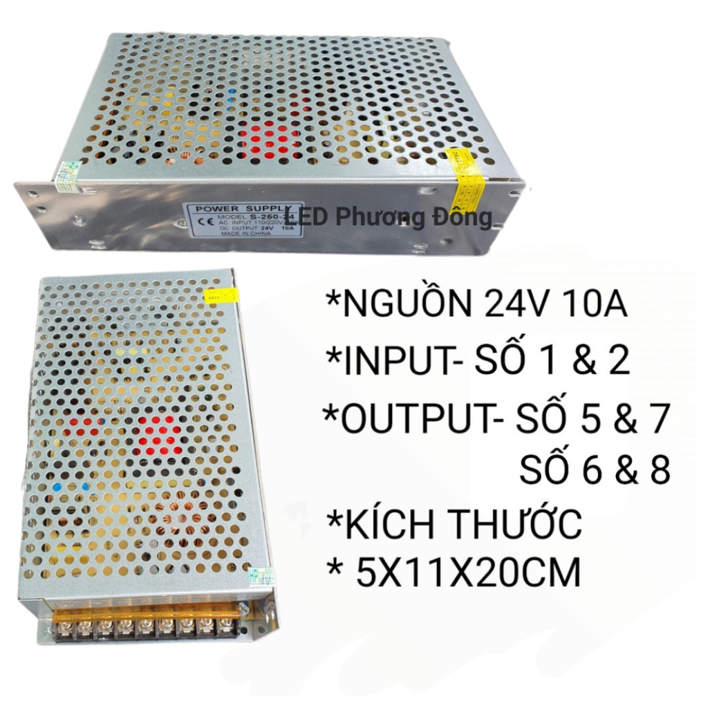 Nguồn Tổ ong 24V - 5A / 10A / 15A / 20A / 30A