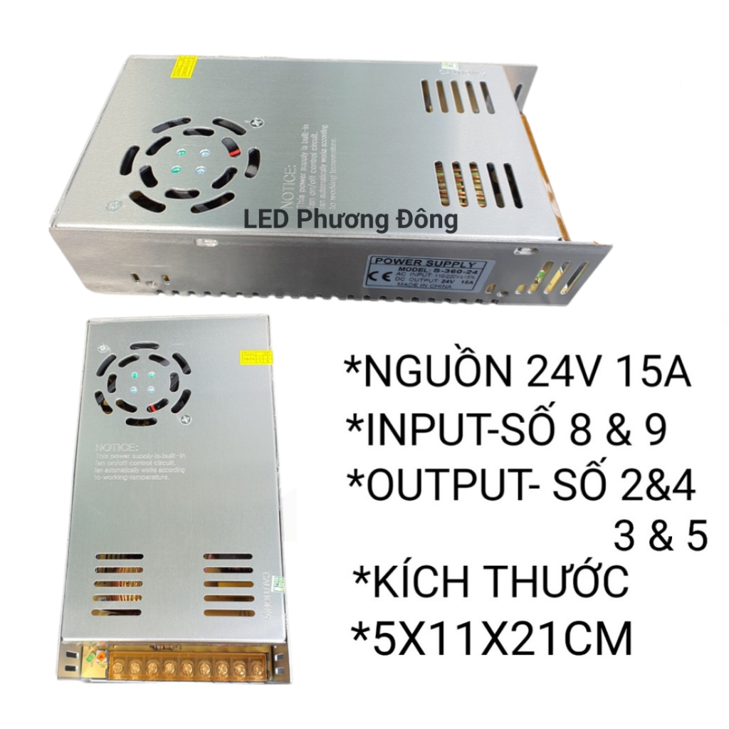 Nguồn Tổ ong 24V - 5A / 10A / 15A / 20A / 30A