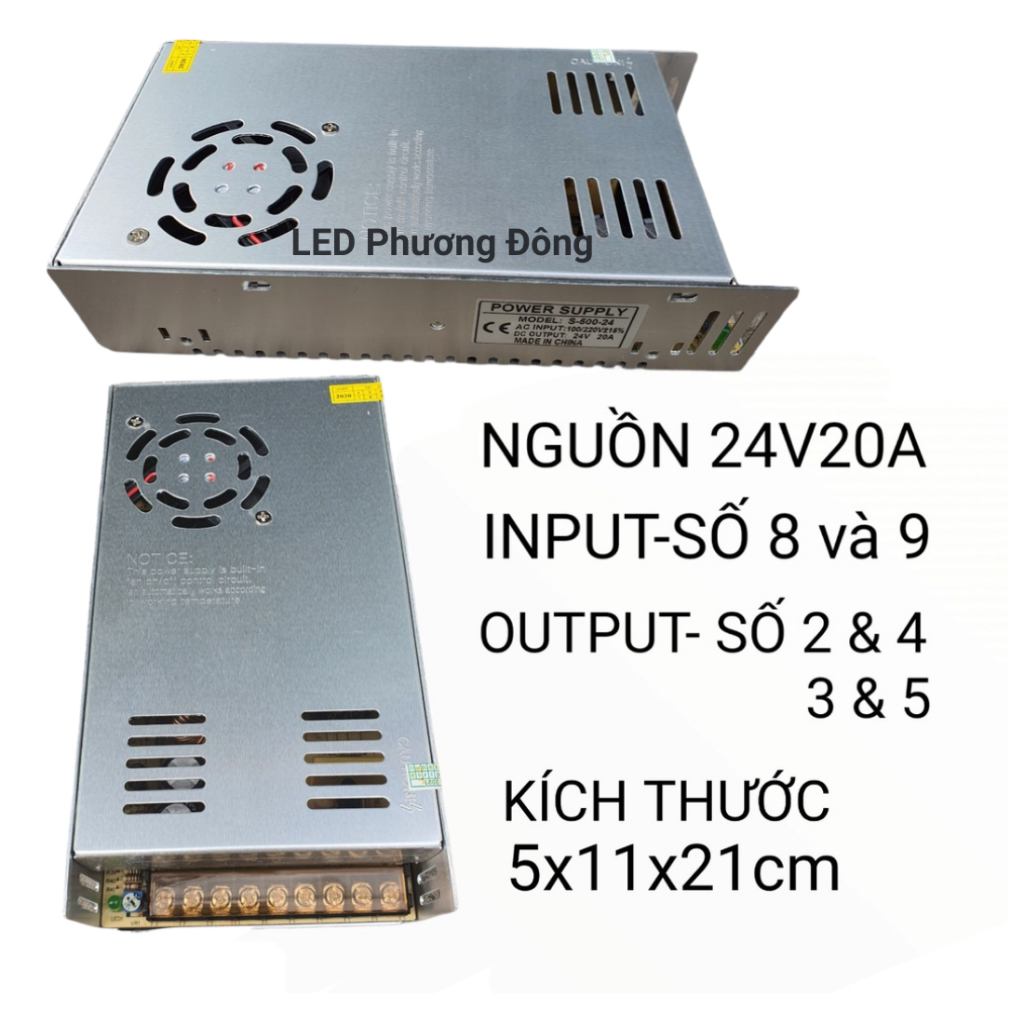 Nguồn Tổ ong 24V - 5A / 10A / 15A / 20A / 30A