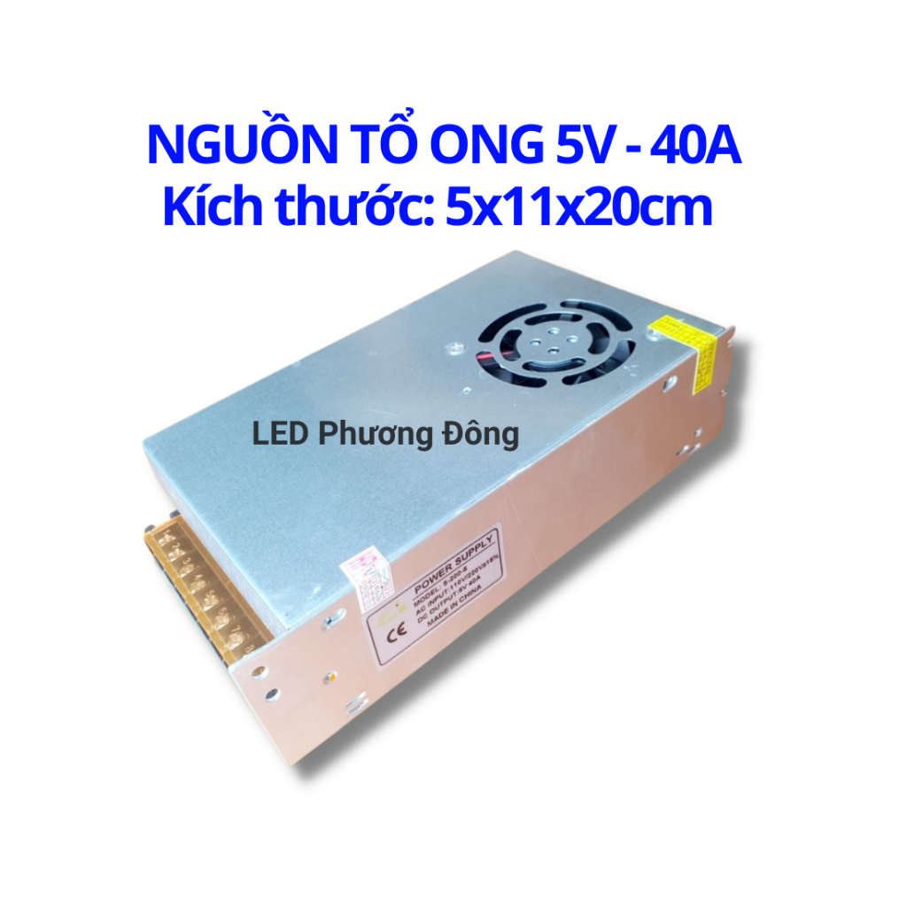 Nguồn Tổ ong  5V - 10A/ 20A/ 40A/ 60A / 70A KÍN NƯỚC Dùng cho đèn LED