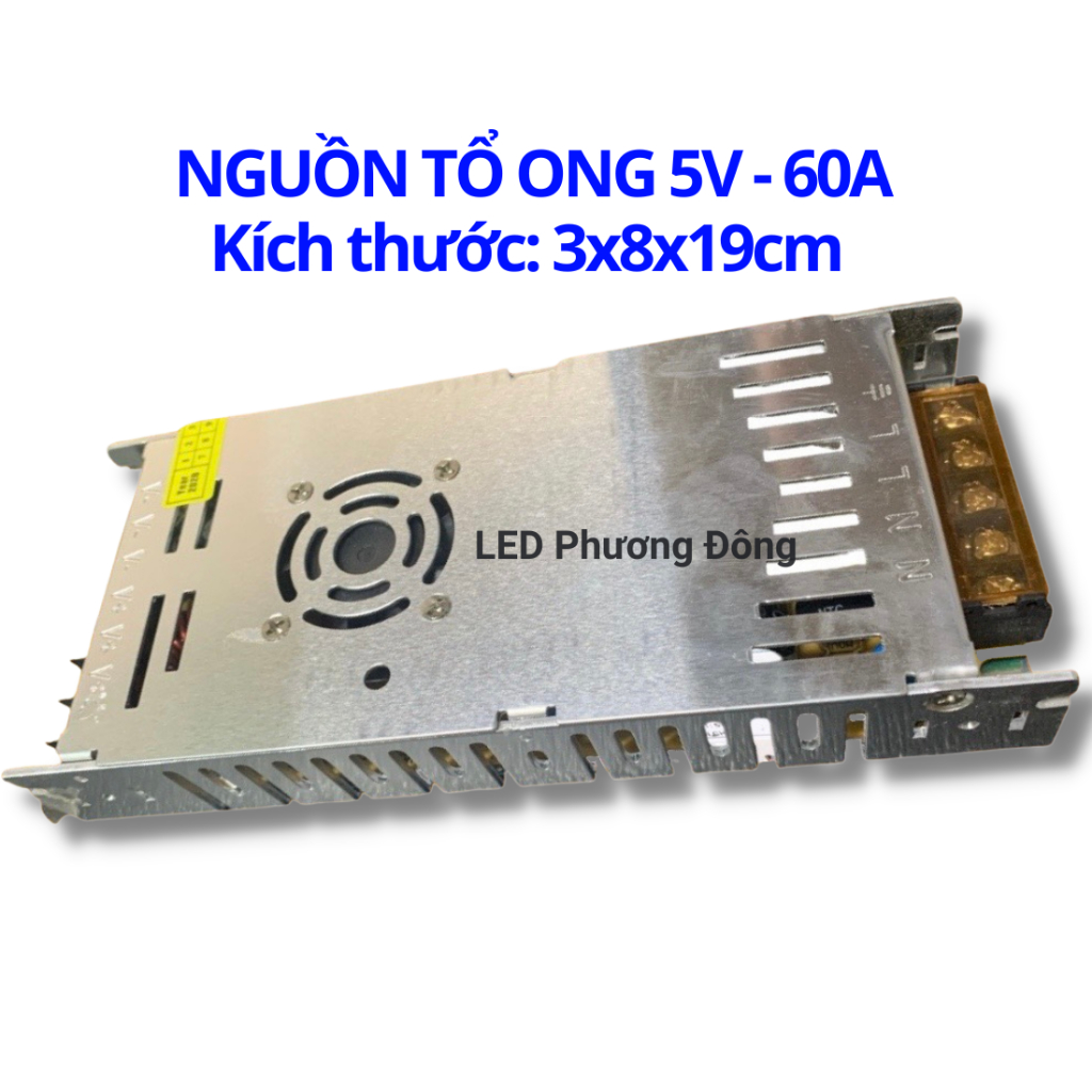Nguồn Tổ ong  5V - 10A/ 20A/ 40A/ 60A / 70A KÍN NƯỚC Dùng cho đèn LED