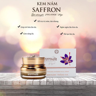 [CHÍNH HÃNG] Kem Nám Saffaron Giúp Tăng Sinh Collagen Mờ Thâm Nám Cho Làn Da Trẻ Trung Sáng Mịn