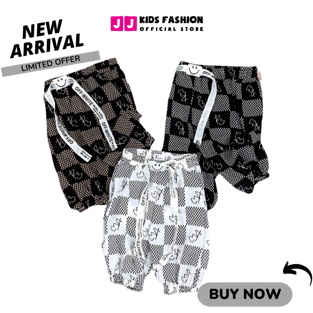 Quần Jogger Bé Gái Thun Dài Bo Ống – Phong Cách Hip Hop Năng Động | JJ Kids Fashion