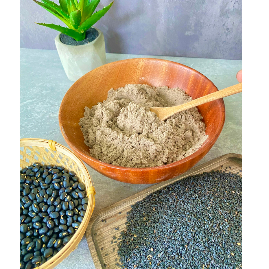 BỘT ĐẬU ĐEN XANH LÒNG VÀ MÈ ĐEN RANG - DINH DƯỠNG - TỐT CHO SỨC KHOẺ ...