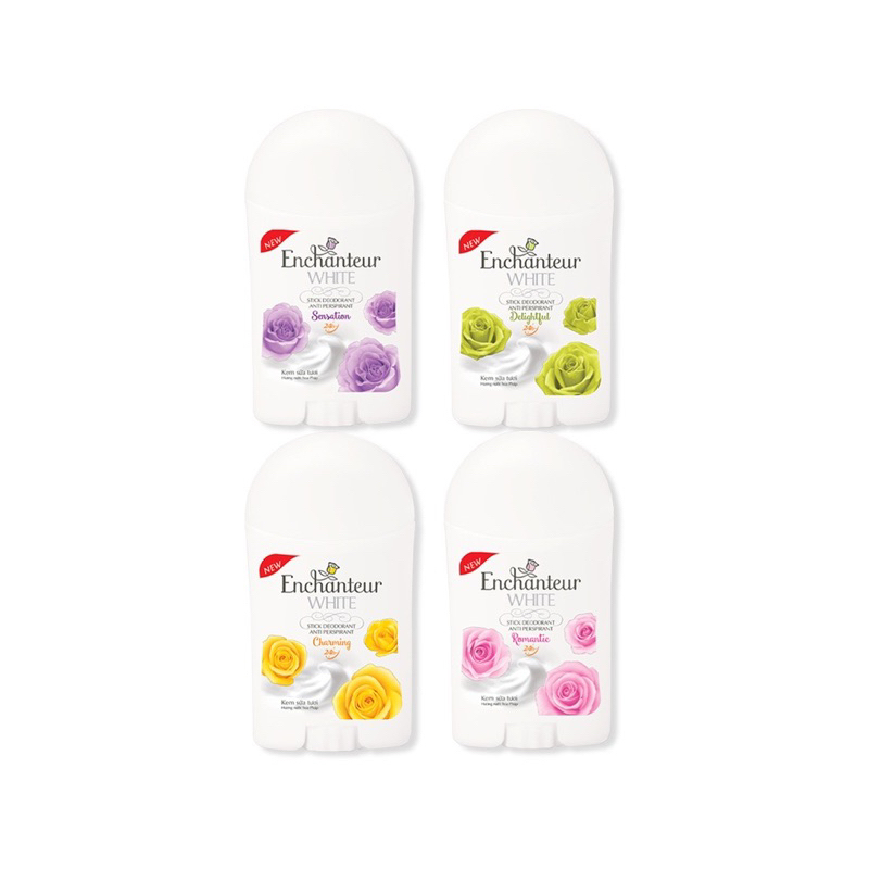 Sáp khử mùi trắng da hương hoa Enchanteur 40gr