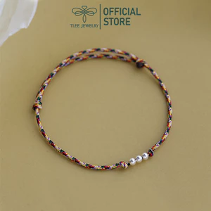 Vòng tay ngũ sắc mix hạt bi nhỏ xinh xắn TLEE JEWELRY LT0180