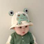 MŨ TAI BÈO CON ẾCH DỄ THƯƠNG CHO TRẺ EM - NÓN VÀNH CON ẾCH CHO BÉ TRAI BÉ GÁI