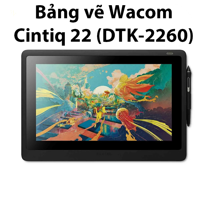 Bảng vẽ wacom cintiq 22 dtk-2260 (sử dụng sơ) | Shopee Việt Nam