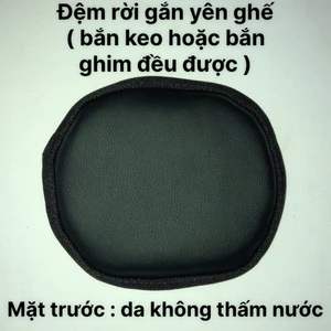 Đệm gắn xe 3 bánh êm ái cho bé , đệm gắn yên xe , yên ghế , miếng nệm da không thấm nước